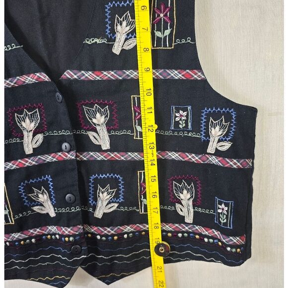 Paul Harrison Design Vintage Black Vest - Picture 10 of 10